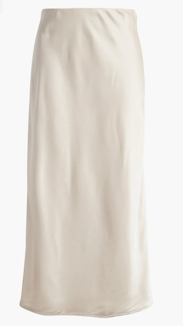 Neutral Midi Skirt